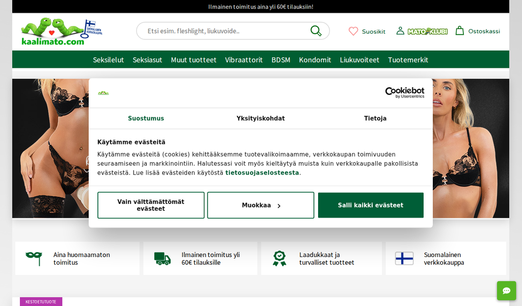 Kaalimato.com esikatselu