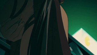 Rintava Vihreätukkainen Kaunotar Rakastaa Karvaisen Pillunsa Syömistä 69-asennossa